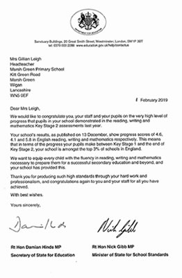 DfE letter